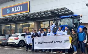 MP Joins Farmers in Local Food Promotion at Aldi Supermarket 